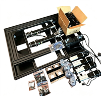 Plateforme dynamique de simulation de course, 4DOF 6DOF, pour multijoueur, cockpit de course, vente en gros
