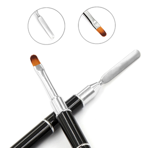 Ensemble de pinceaux pour nail art en gel, manche en plastique et métal, pour la création de motifs 3D sur ongles en acrylique, logo personnalisé OEM, outil professionnel pour salon de manucure - Product Image 6