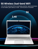 14.1 ''Metalen Behuizing Fhd Ultra Slanke Full Keyboard Layout 5G Wifi Win 10 Persoonlijke Home Student Notebook Laptop Met Fabrieksprijs