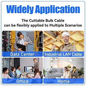 สายอีเธอร์เน็ต ZOGUO Cat6 แบบม้วน 1000 ฟุต 23AWG 4 คู่ ทองแดงแท้ 550MHz <span class=keywords><strong>UTP</strong></span> ปลอกหุ้ม PVC สีดำ ความยาว 305 เมตร - Product Image 6