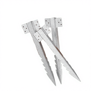Supports de traverses de chemin de fer sur mesure, bordures robustes pour allées, piquets de traverses de chemin de fer en acier galvanisé - Product Image 3