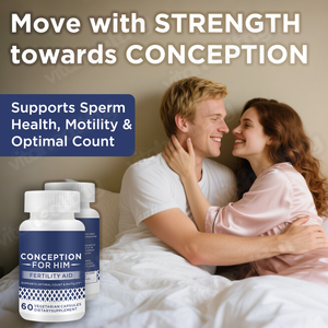 Vitahealthy <strong>Capsules</strong> with <strong>Herbal</strong> and Nutritional Ingredients for Daily Male Wellness Conception for Him Fertility Aid <strong>Capsules</strong> - Product Image 3