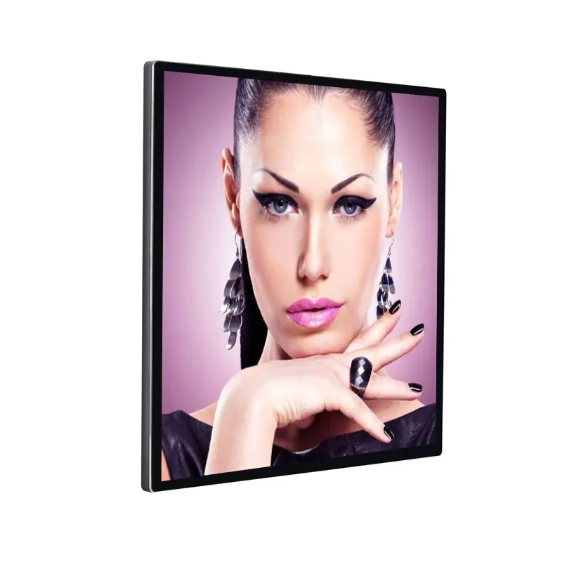27 polegadas TFT 450 cd/m2 IPS Bar Tipo Estreito Bezel Square Screen LCD Digital Signage e Displays