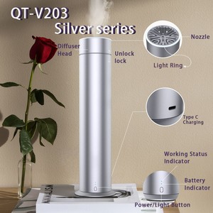 Sistema de Aromatización Residencial de Gama Media, Difusor de Fragancia de Aluminio sin Agua de 150 ml con Luz Nocturna de 5 Colores - Product Image 5