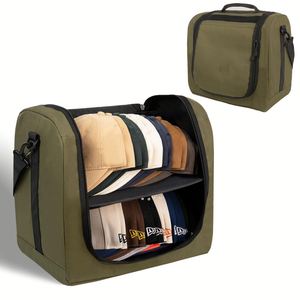 Large Baseball Caps Organizer <b>Bag</b> for Traveling & Storing Snapback Cap Portable <b>Hat</b> Carrier Holder Case for 20-24 Caps - Product Image 1