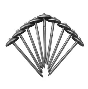 Pregos de Telhado Galvanizados em Estilo Cap com Haste Lisa para Folha de Telhado de Aço Opção Barata - Product Image 4