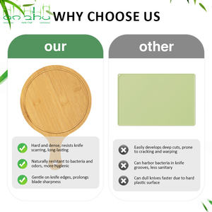 Planche à découper en bambou personnalisée, planche à découper écologique, compagnon de cuisine pour la préparation des aliments - Product Image 3