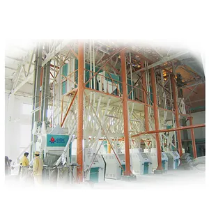 100T Flour plant cost of building wheat flour mill plant manufacturers automatic roller flour mill