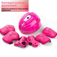 Ensemble de protection professionnel pour le roller des enfants : casque, genouillères, sangles à double ajustement, protection multicouche pour