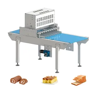 WANLI automatische Ultraschall-Kuchenrollen-Schneidemaschine einstellbare Toast-Brot-Schneidemaschine