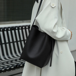 Nuova borsa a tracolla in pelle di vacchetta da donna Casual con chiusura aperta di nicchia Design foderato in pelle alla moda <span class=keywords><strong>tutto</strong></span> con stampa a tracolla - Product Image 4