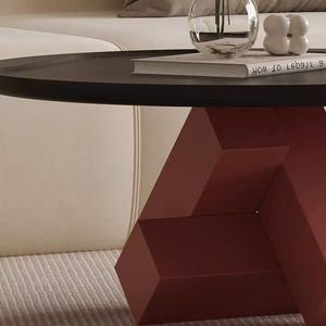 Wan Yusen <b>Coffee</b> <b>Table</b> Set Round Tempered Glass Nesting Living Room Designer Home Furniture - Product Image 2