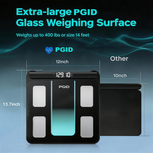 Digital Smart Body Scale BMI Fat Rate Weight Scale LCD Display Home Health Monitoring - Product Image 2