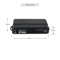Système d'alarme de voiture bidirectionnel EASYGUARD EC206 avec affichage LCD et alerte de vibration par capteur de choc – Prix de gros usine
