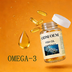 Cápsulas Blandas de Aceite de Pescado de Aguas Profundas Personalizadas, <span class=keywords><strong>Alta</strong></span> Concentración de <span class=keywords><strong>Omega</strong></span>-<span class=keywords><strong>3</strong></span>, Fabricación OEM - Product Image 1
