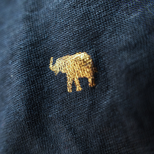 Tela de punto de lino 100% con estampado de animal orgánico para ropa, ropa cómoda, 24N - Product Image 5