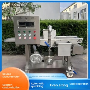 Machine de revêtement continue automatique pour lamelles de patates douces, ligne de production de coulée et de trempage de la tour de pommes de terre - Product Image 5