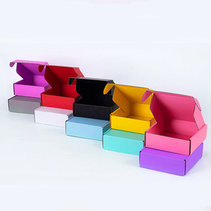 Full Color Printed Thick Hard Airplane Express Box Rectangular Corrugated Packaging Carton Spot Wholesale For E-commerce Seller - Product Image 3