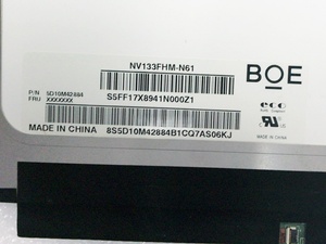 NV133FHM-N61 Original BOE 13.3" FHD IPS Anti-Glare High Brightness Laptop Replacement <b>LCD</b> <b>Module</b> - Product Image 4