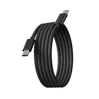 Câble de données magnétique tressé Type-C PD 66W 100W Charge rapide Ordinateur Smartphone Imprimante Tablette Android iOS Rétraction automatique