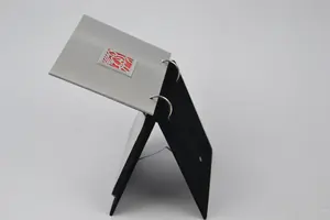 กรอบรูปแบบพับฝาปิดทำจากโลหะรูปตัววีกรอบรูปโปร่งใ<span class=keywords><strong>ส</strong></span><span class=keywords><strong>ส</strong></span>ำหรับแ<span class=keywords><strong>ส</strong></span>ดงภาพ - Product Image 6