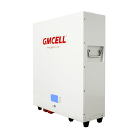 GMCELL Lifepo4 Hybrid-Netzbatterie 51,2V 100Ah Stapelbar IP65 CAN/RS-232/RS485 Kommunikation Tragbare Stromversorgung für Haushaltsgeräte