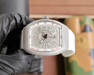 Montre mécanique automatique de haute qualité, boîtier en acier inoxydable, bracelet en caoutchouc, cadran en cristal saphir, étanche, lumineuse, design simple - Product Image 3