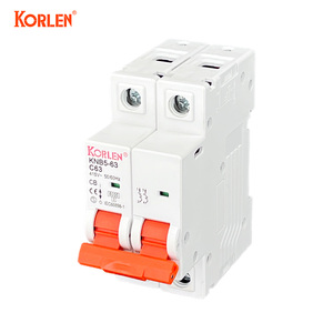 Автоматический выключатель KORLEN 2P 63A, миниатюрный, пластиковый, бытовой, с блокировкой, AC MCB 240/415В 6кА - Product Image 3