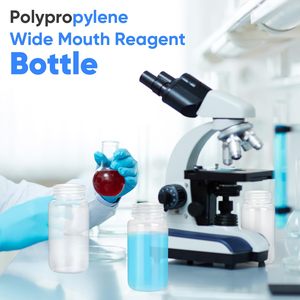 250ml phòng thí nghiệm lớp HDPE chai nhựa mẫu và thuốc thử nước rộng miệng container cho lớp học và phòng thí nghiệm - Product Image 4