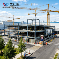 Structure de stationnement en acier pour ville connectée, prête à l'emploi IoT, avec points de montage de capteurs, gestion du stationnement basée sur les données