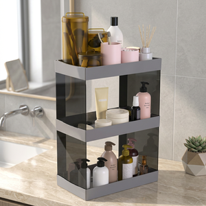 <b>Makeup</b>, Jewelry and Care Products Organizer Shelf Stand Two-Layer Multi-Purpose Organizer Storage Set - Product Image 3