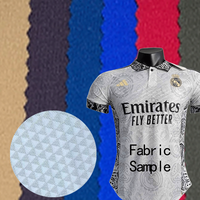 Matière première en gros, matériau écologique, tissu jersey, jacquard, sublimation, course à pied, basketball, football, soccer, premium
