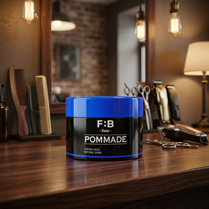 Pomada Fijadora para Cabello FB Easy de 80g, Fijación Fuerte Natural y Brillo, Crema para Peinar - Product Image 3
