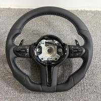 Volant de voiture en cuir noir en forme de D pour BMW F07 F30 F10 F12 F15 F16 F34 F35 F36 F38 F20 F22 F25 F26 F32 F80 M3 M4 M5 X5