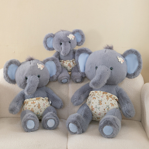 Peluche di Elefanti Carini: Adorabili Elefanti Imbottiti con Grandi Orecchie e Abiti Decorativi - Product Image 5