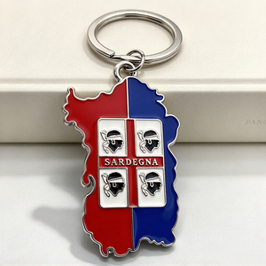 Llavero de Metal Esmaltado Personalizado con Diseño del <span class=keywords><strong>Duomo</strong></span> de Milán, Recuerdo Turístico de Italia, Llavero con Forma de Chiles para Regalo de Viaje - Product Image 3
