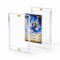 Porte-cartes magnétique coulissant rigide avec étui transparent en PS pour cartes TCG, de baseball et de basketball - Personnalisable