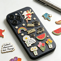 Autocollants métalliques personnalisés OEM, badges en émail, autocollants pour téléphone 3M, badges métalliques élégants de haute qualité avec logo régional