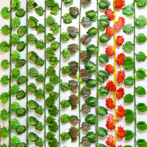 Gesimuleerde Kunstmatige Plastic Hangende Muurplant Mandala Gras Gepotte Niet Verwelkende Groene Bloemenkrans Decoratieve Indoor Outdoor - Product Image 6