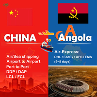 Transport aérien économique DDP de Chine vers l'Angola, Guangzhou vers Luanda, Shenzhen vers l'Angola, Express aérien UPS/DHL/FedEx, DAP, FCL, LCL par voie maritime