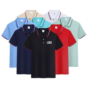 Camiseta Polo al por Mayor para Empleados, Mangas Cortas, Logotipo Personalizado, Bordado, Color Sólido, Camisetas Polo Uniformes para Trabajo - Product Image 1