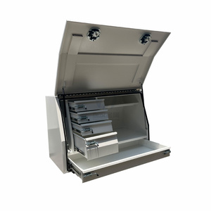 Customized 1200*600*800 Heavy Duty and <b>Waterproof</b> Steel <b>Tool</b> <b>Box</b> with 5 Drawers for Ute Tray Truck Bed Storage Toolbox - Product Image 3