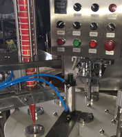 KIS-900 Type rotatif yaourt crème glacée Calippo tasse remplissage scellage Machine emballage en bois personnalisé petite machine de remplissage de jus