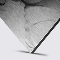 Panel Compuesto de Aluminio Alucobond ACP ACM Dorado Cepillado, Panel Compuesto de Cobre Cepillado/Gris Cepillado