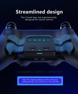 Kit de Palancas Traseras Metálicas Honcam con 4 Paddles Programables para Reasignación y Macros para Control Inalámbrico de PS5 BDM 010 020 030 040 - Product Image 2