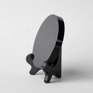 Plaque ronde en obsidienne noire naturelle en gros, artisanat en cristal naturel, <span class=keywords><strong>miroir</strong></span> en dalle d'obsidienne pour la décoration intérieure - Product Image 5