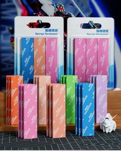 Support Logo personnalisé Éponge de ponçage fin/papier de verre Éponge de grain 400-600 Rouleau de papier de verre avec <span class=keywords><strong>bloc</strong></span> de sable avec éponge - Product Image 3