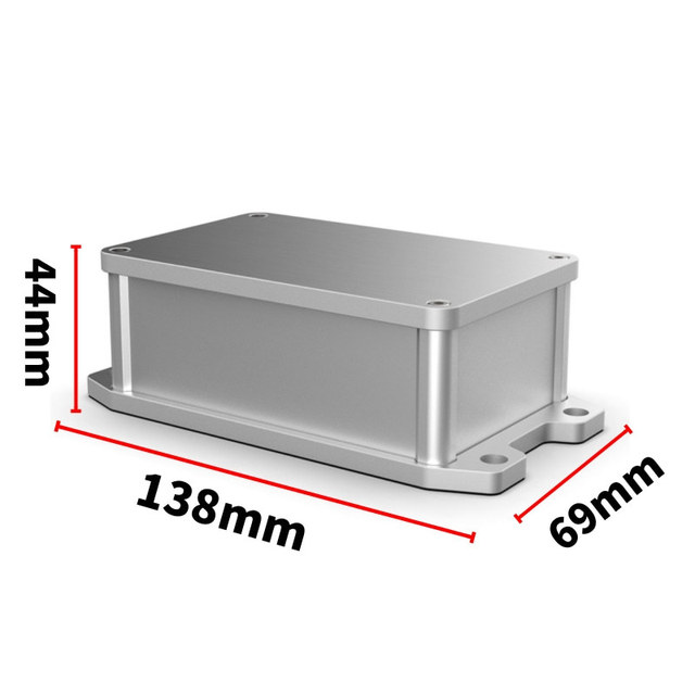 Weatherproof Aluminum Alloy IP66 Waterproof Outdoor Junction Box Heat Sink Custom Electronics Enclosure Aluminum Project Box