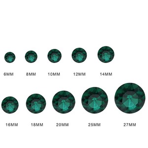 อุปกรณ์ตกแต่งเสื้อผ้าแบบทำมือพลอยสุดหรูทรงกลมกระเป๋ารองเท้าติดเพชรเครื่องประดับศิลปะเล็บแก้วเพชร CZ คริสตัลพลอยเทียม - Product Image 2