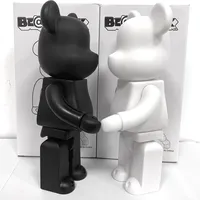 Bearbrick 1000% Action Figures Cartoon Blocks Bear Dolls Lucky Cat